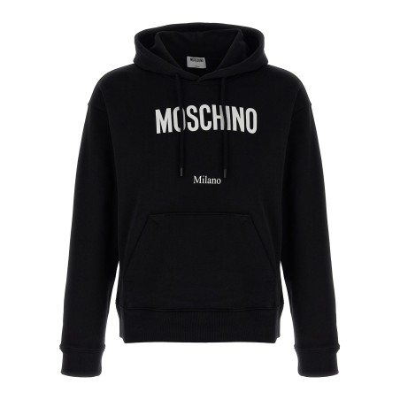 Logo print hoodie