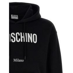 Logo print hoodie