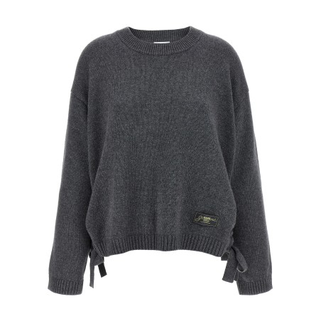 Side laces sweater