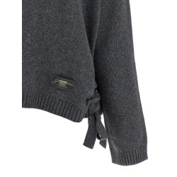 Side laces sweater