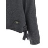 Side laces sweater