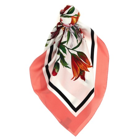 Floral print scarf
