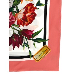 Floral print scarf