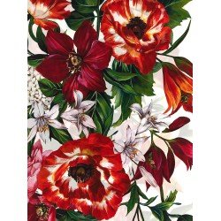 Floral print scarf