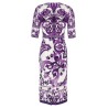 'Maiolica' print dress