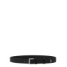 Saffiano leather belt