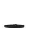 Saffiano leather belt