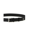 Saffiano leather belt