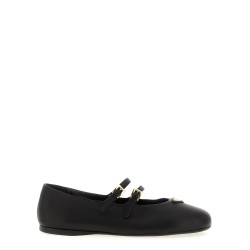 Double strap ballet flats