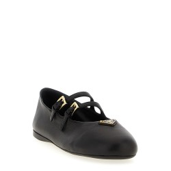 Double strap ballet flats