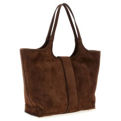 Medium 'Viv' Choc' shopping bag