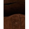 Medium 'Viv' Choc' shopping bag