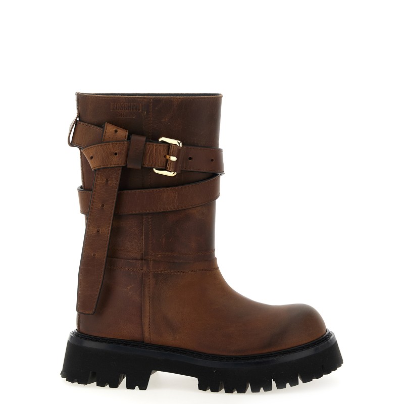 'Brick' boots
