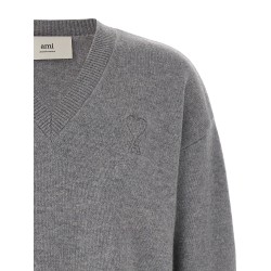 Puff logo patch sweater