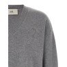 Puff logo patch sweater