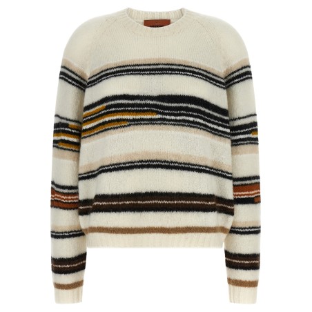 Stripes intarsia sweater