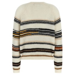 Stripes intarsia sweater