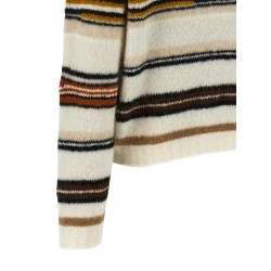 Stripes intarsia sweater