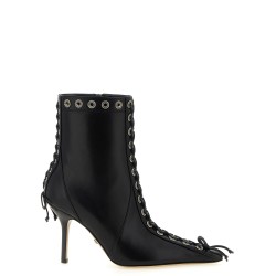 'Crystalized Corset' ankle boots