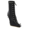 'Crystalized Corset' ankle boots