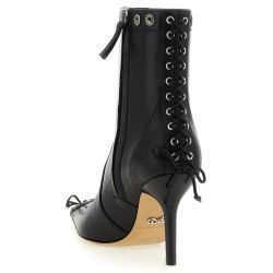'Crystalized Corset' ankle boots