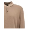 Virgin wool polo shirt