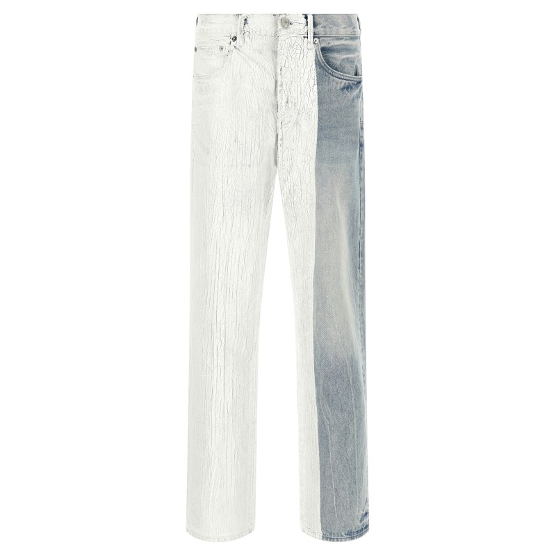 'Crackle Silver' jeans