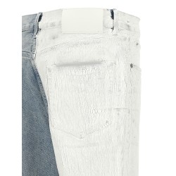 'Crackle Silver' jeans