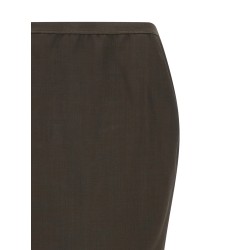 'Soft Pillar long' skirt