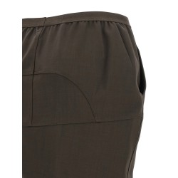 'Soft Pillar long' skirt
