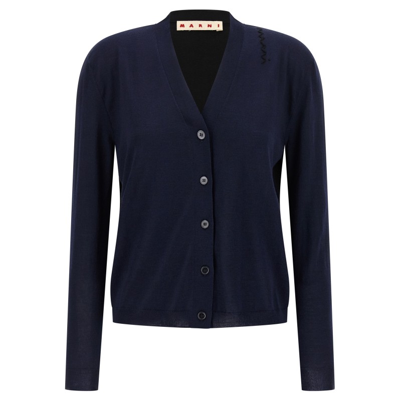 Two-tone cardigan