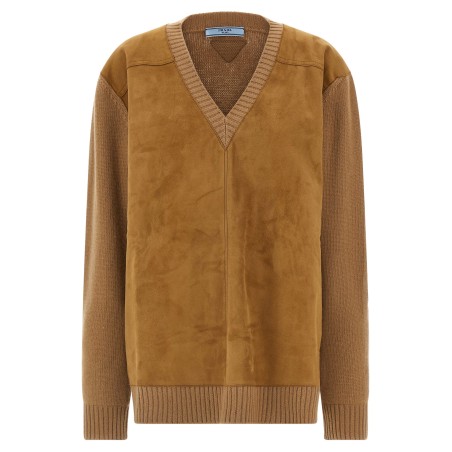 Suede sweater