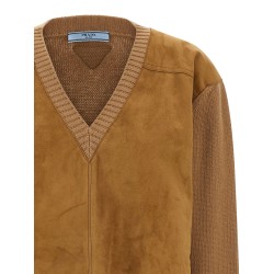 Suede sweater