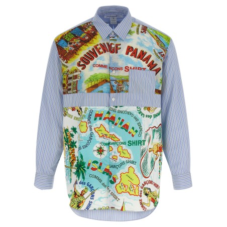 Patterned inserts shirt
