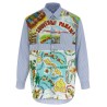 Patterned inserts shirt