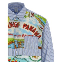 Patterned inserts shirt