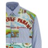 Patterned inserts shirt