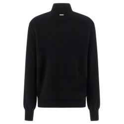 Floral insert sweater