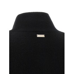 Floral insert sweater
