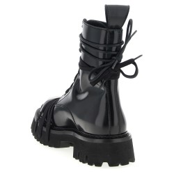 'Combat' combat boots