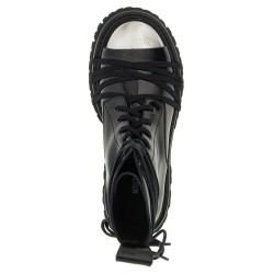 'Combat' combat boots
