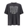 Flocked print T-shirt