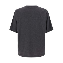 Flocked print T-shirt