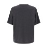 Flocked print T-shirt