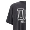 Flocked print T-shirt
