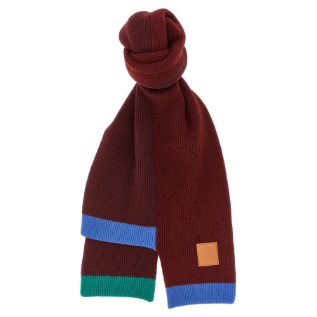 Wool asymmetrical scarf