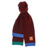 Wool asymmetrical scarf