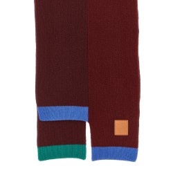 Wool asymmetrical scarf