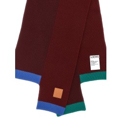 Wool asymmetrical scarf