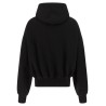 Flocked print hoodie